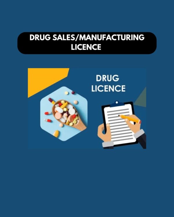 Drug Sales/Manufacturing Licence