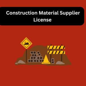 Construction Material Supplier License