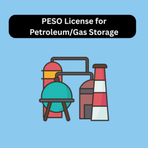 PESO License for Petroleum/Gas Storage