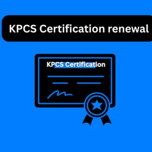 KPCS Certification renewal