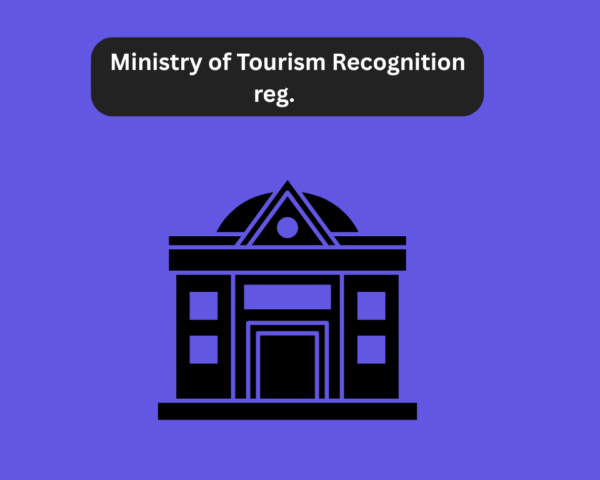 Ministry of Tourism Recognition reg.